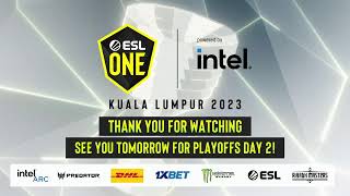 ESL One Kuala Lumpur 2023  A Stream Day 4 [upl. by Verlee]