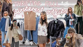 THRIFTING MY FALL PINTEREST BOARD 🍂 bc we’re going back to Canada y’all 🇨🇦 [upl. by Starks254]