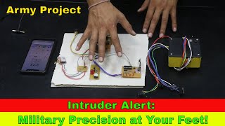 Innovative Army Intruder Detection System  RF TransmitterReceiver Explained  Army Project [upl. by Oizirbaf]