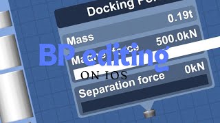 HOW TO BP EDIT ON IOS SPACEFLIGHT SIMULATOR [upl. by Dirgni324]