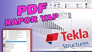 Tekla PDF Reports [upl. by Boehike]