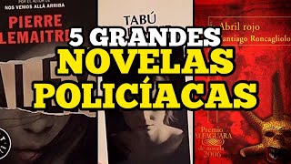 TOP 5 GRANDES NOVELAS POLICÍACAS  NOVELA NEGRA  Recomendaciones de libros [upl. by Alton478]