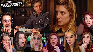 TOP quotLanda Meets Shosanna at Restaurantquot Reactions Inglourious Basterds 2009 Movie Reaction [upl. by Nodnil339]