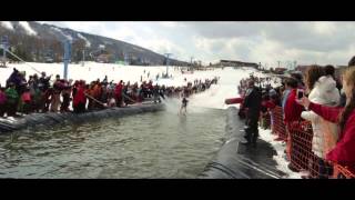 Camelback Pond Skimming amp Cardboard Box Derby 2014 [upl. by Frechette560]