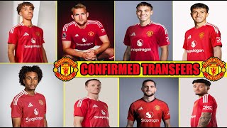 MANCHESTER UNITED CONFIRMED TRANSFERS SUMMER 2024 ✅ Leny YoroDe LigtZirkzeeRabiotZubimendi🔥 [upl. by Panther]