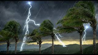 Heavy rain with thunderstorm Sri Lanka  sound for sleeping  relax  for sleeping [upl. by Nwahsel]