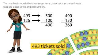 Envision Math Grade 3 Topic 8 Lesson 7 Estimate Differences [upl. by Novihc]