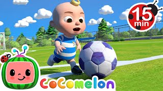 SOCCER FUN Song Loop  Games amp Sports For Children  Cocomelon Nursery Rhymes amp Kids Songs [upl. by Eutnoj653]