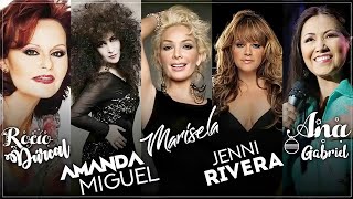 Ana Gabriel Rocío Dúrcal Amanda Miguel Marisela Y Jenni Rivera Exitos Mix ✨ Viejitas amp Bonitas [upl. by Neyu]