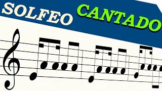 SOLFEO CANTADO Partitura Llorando se fue SINCOPA MUSICAL [upl. by Gan]