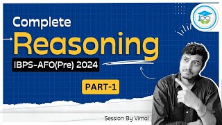 IBPSAFO PRE 2024  REASONING MARATHON  Important Questions [upl. by Shultz]