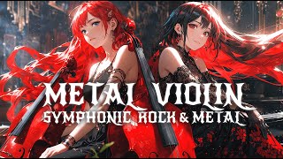 METAL  VIOLIN SOLO MUSIC 2hrs Bass Boosted 🎻🔥 Epic Vibes for Work Gaming amp Workouts 💪🎮 [upl. by Akela]