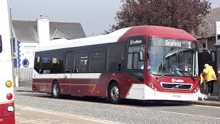 1 Lothian Buses Volvo 7900H 2 HY13 BUS [upl. by Nesyrb]