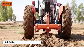 TAFE Tractors  Subsoiler  Breaking Through Hardpans  TheBigOrangeTractor [upl. by Urbani]