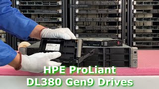 HPE ProLiant DL380 Gen9 Server  HDDs amp SSDs  Hard Drives  Solid State Drives  Testing [upl. by Herwig78]