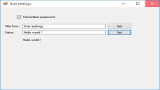 C Tutorial  Save TextBox Label and CheckBox in User Settings  FoxLearn [upl. by Avigdor]