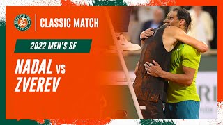 Nadal vs Zverev 2022 Mens semifinal  RolandGarros Classic Match [upl. by Maggie279]