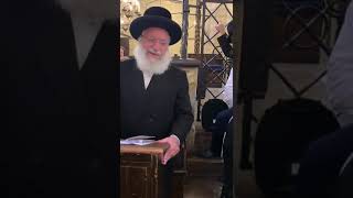 Rav Asher Weiss Shlitquota  The Altneuschul The Maharals Shul in Prague  Aug 2022 [upl. by Maro]