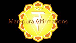 Manipura Solar Plexus Chakra Affirmations 528 Hz  D Major [upl. by Santini]