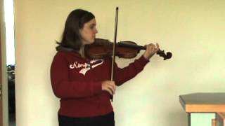 Violin Suzuki Lightly Row Practice Play Along [upl. by Ardyaf]