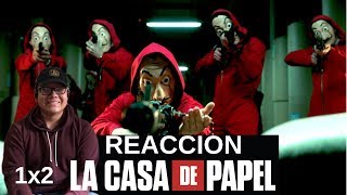 La Casa de Papel 1x2 REACTION  TheJMAZA [upl. by Leeke]