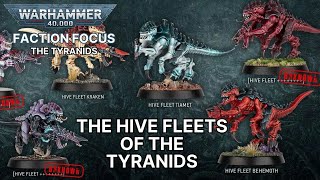 The Tyranids The Hive Fleets  Warhammer 40000 Lore [upl. by Bernadette24]