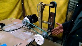 Homemade 2x48 Universal Grinder with Buffing Wheel [upl. by Watkin]