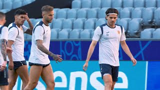 ROMANIA National Team Training Session Ahead of Ukraine match at EURO 2024 [upl. by Eenehs]