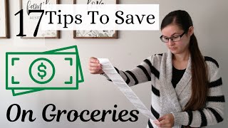 How To Save Money On Groceries  My Best Tips [upl. by Airotal468]