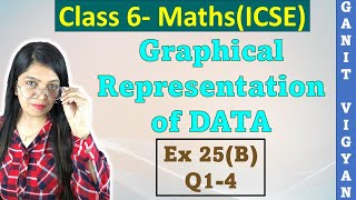 Graphical Representation of Data  Icse class 6 maths  CH 25  Q 14  Ex 25 B  R S Aggarwal [upl. by Anirrehs353]