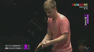 WTT Champions Macao 2024 Mens Singles  Round of 32 Truls MOREGARD vs Shunsuke TOGAMI part 2 [upl. by Rohpotsirhc]