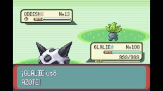 POKEMON EMERALD  GLALIE  AZOTE  FLAIL [upl. by Nomit]