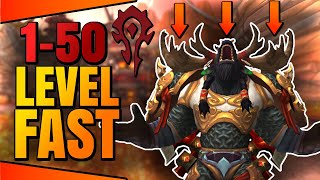 WOW Horde Leveling Guide 150 FAST and EASY [upl. by Elleiram273]