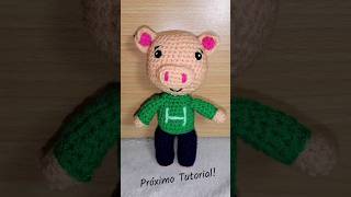 Puerquito Hoggie tejido a crochet amigurumi [upl. by Adnuhs405]