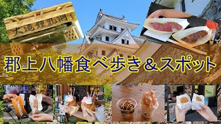 郡上八幡食べ歩き＆おすすめスポット【岐阜で遊ぼう】郡上八幡城・大滝鍾乳洞 [upl. by Icken686]