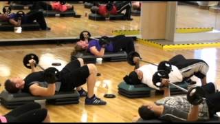 Golds Gym Staff Body Pump Class [upl. by Revorg]