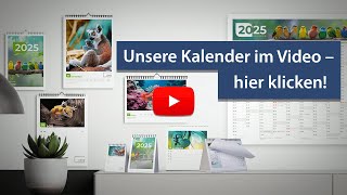 Kalender 2025 günstig und in TopQualität – drucken bei WIRmachenDRUCK [upl. by Hestia]