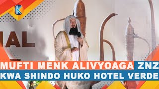 MUFTI MENK ALIVYOAGA ZANZIBAR KWA KISHINDO CHA UJUMBE MZITO HOTEL VERDE [upl. by Suehtomit87]