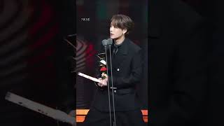 Jackson Wang at Weibo Music Awards 2024 Event  2024 Sept 25 Award Speech Clip5 [upl. by Adnamma217]