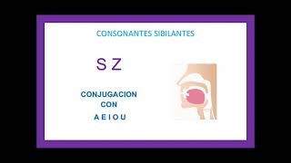 CONSONANTES SIBILANTES [upl. by Maltzman]