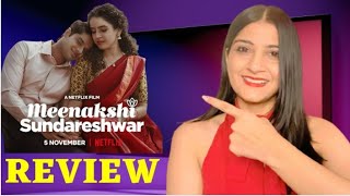 Meenakshi Sundareshwar Movie Review  Meenakshi Sundareshwar Hit or Fop  A Must Watch Review [upl. by Aihsetan]