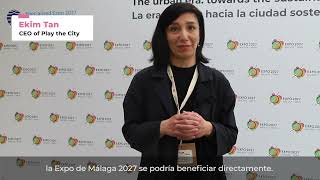 Entrevista a Ekim Tan  Simposio Expo Málaga 2027 [upl. by Silverts]