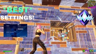 Perfect Ranked Mechanics 🧩🎮  NEW BEST Chapter 5 Controller Fortnite AIMBOT Settings PS5XBOXPC [upl. by Kohl789]