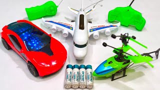 Radio Control Airplane A380 and Remote Control Car Unboxing helicopter aeroplane plane caar toy [upl. by Manolo]