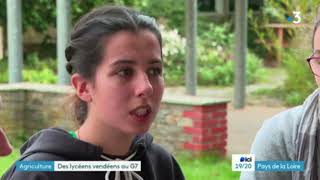 Reportage France 3 Pays de la Loire  participation du Lycée Nature au G7 [upl. by Daisie]