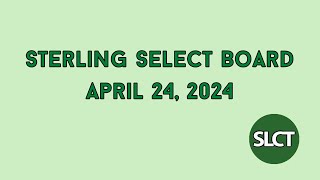 Sterling Select Board  April 24 2024 [upl. by Tobi982]