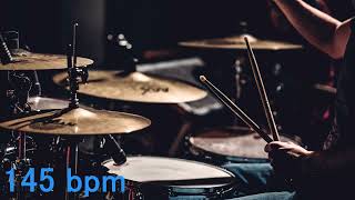 145 Bpm Blues Shuffle Beat Drum Track Bateria  Swing Eighth Notes Groove [upl. by Whitcher93]