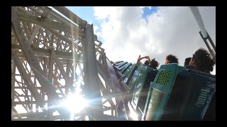 Iron Gwazi Back Row POV  4k 60fps  Busch Gardens Tampa [upl. by Gabriella]