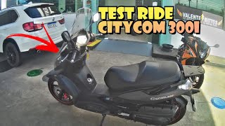 TEST RIDE DAFRA CITYCOM 300i 2015  MINHA OPINIÃO VALE A PENA COMPRAR UMA PREÇO [upl. by Relda]