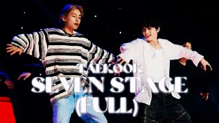 TAEKOOK SEVEN STAGE FULL VIDEO [upl. by Tychon]